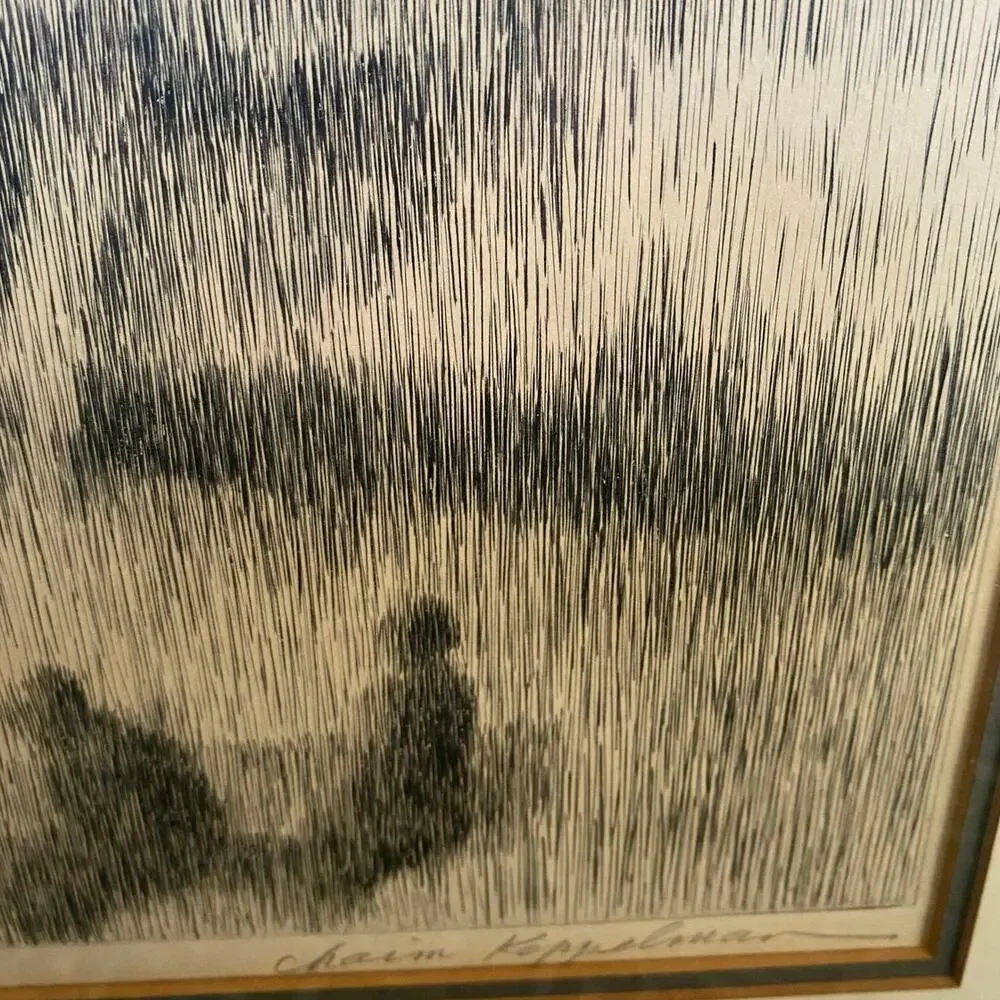 Limited edition original signed engraving